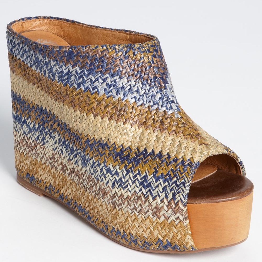 Jeffrey Campbell Multicolor Virgo Platform Mule